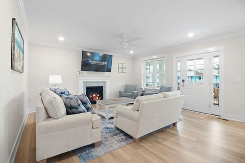 Main living room area with a flat screen TV
