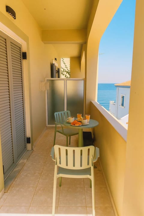 Balcony with View of Agia Pelagia Beach
Private balcony overlooking the beautiful Agia Pelagia beach—just steps away from the property.