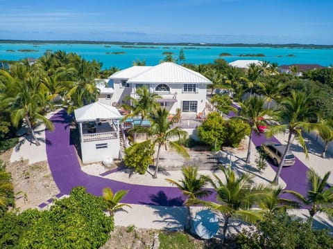 A bird's eye view of the property