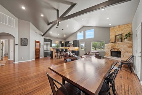 Enjoy the heart of the home with a bright, open layout where the kitchen, dining, and living areas flow effortlessly—perfect for entertaining, connecting, and relaxing as a group.