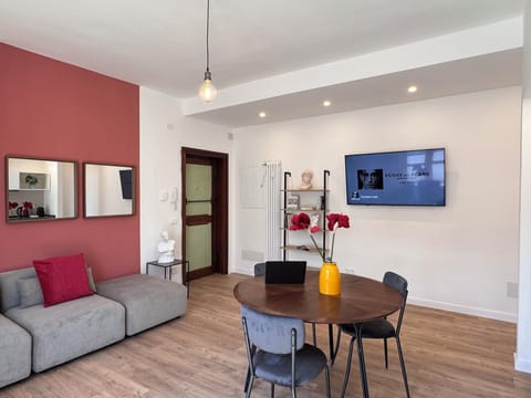Apartment, Balcony, Courtyard View | Living area | Flat-screen TV