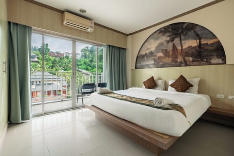 Premium Double Room, Balcony, Mountain View | In-room safe, laptop workspace, blackout drapes, iron/ironing board