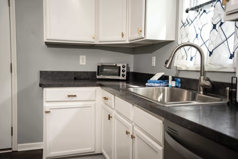 Fully stocked kitchen