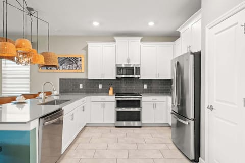 Prepare your favorite meals in the full kitchen 