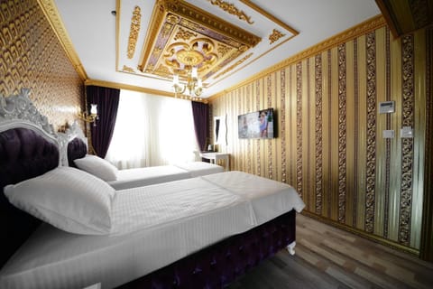 Premium bedding, pillowtop beds, soundproofing, free WiFi