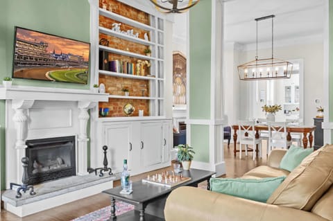 Living Room: Beyond a stay, it's an experience. Our beautifully appointed living area offers charm and comfort.