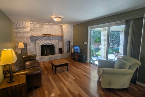 Living Room with Fireplace