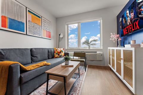 Soak in golden-hour skies from the comfort of a sunlit living room.