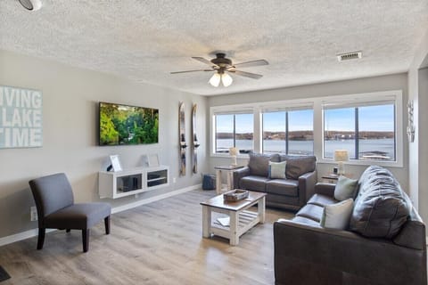 Amazing LAKEFRONT view from the Living room!!
