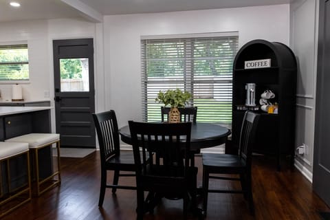Dining Room with coffee bar