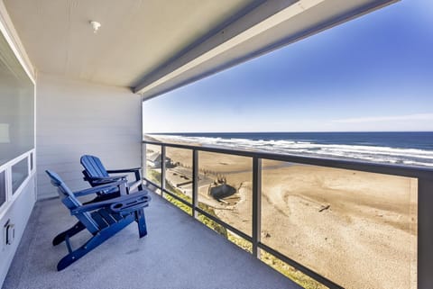 Balcony view looking south