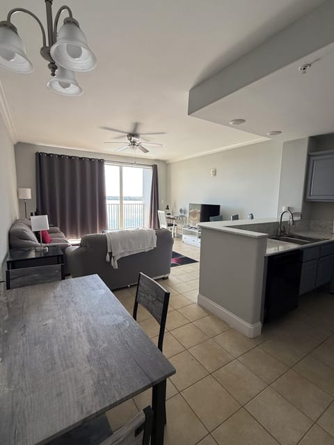Full Living/Dining area, leads to balcony