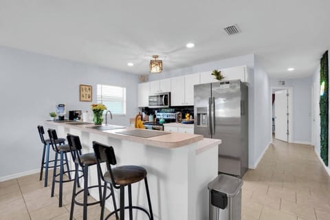 Prepare meals with ease and style in your modern kitchen.