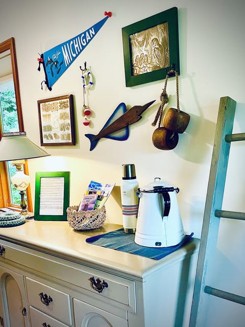 Local vintage finds throughout the house!