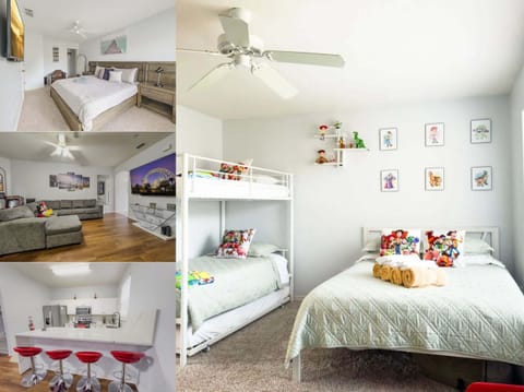 Collage showing the highlights of 637 Calabria Drive in Regal Palms Resort.