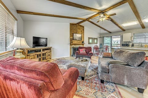 Ruidoso Vacation Rental | 2BR | 2BA | 1,200 Sq Ft | Stairs Required