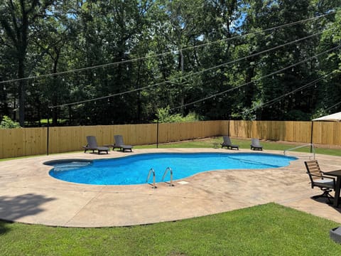 Privacy in the backyard for peace of mind by the pool!