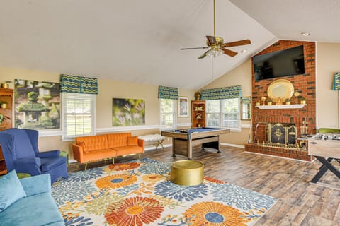 Coats Vacation Rental | 3BR | 3.5BA | Step-Free Entry | 3,420 Sq Ft