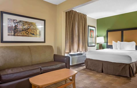 Deluxe Studio, 1 Queen Bed with Sofa bed, Non Smoking | Desk, laptop workspace, blackout drapes, iron/ironing board