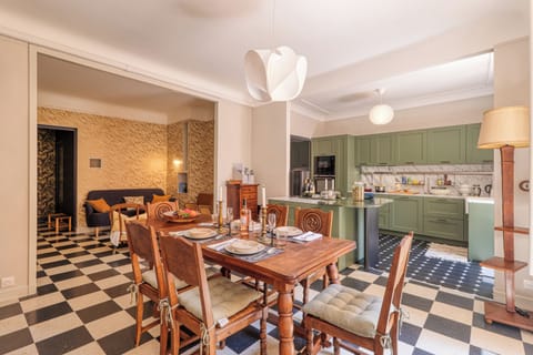 Kitchen and dining area