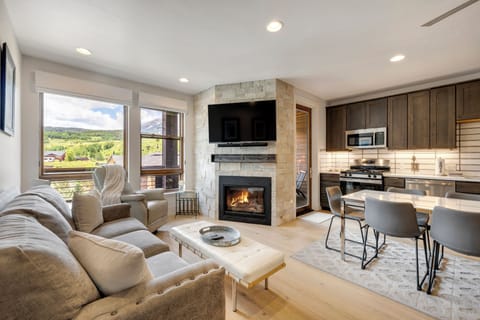 Open living space with tons of light