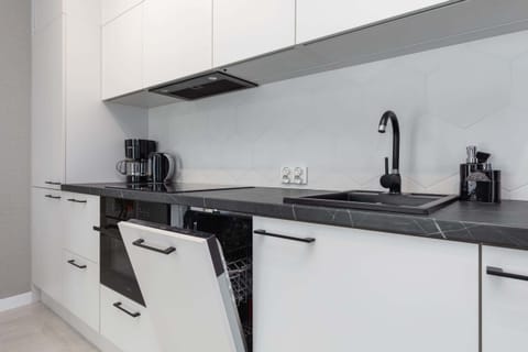 Fully equipped kitchenette.