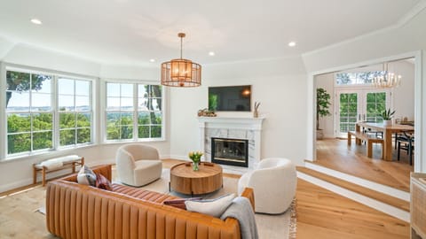 Lounge in the most comfortable living room to watch a movie