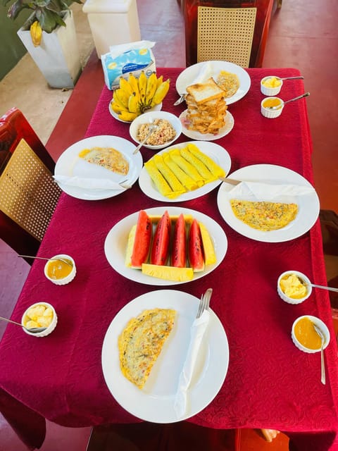 Daily local cuisine breakfast for a fee