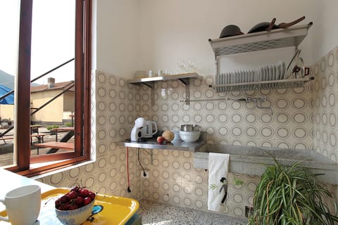 Apartment, Mountain View | Private kitchen | Full-size fridge, microwave, stovetop, espresso maker