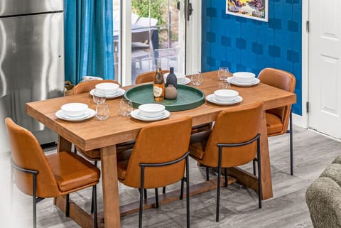 Host a great meal around our large dining table.