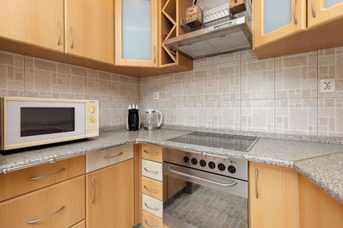 Functional kitchen with quality appliances that ensure that home-cooked meals can be prepared.