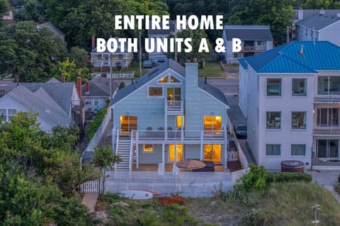 Our home has 2 Units, 3 levels (with a deck on each level) and a large front and backyard