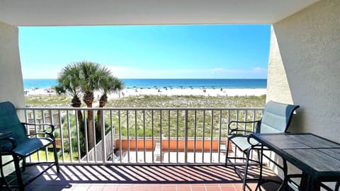 Balcony with gulf views