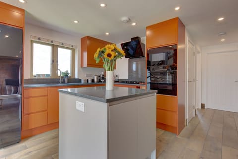 Ground floor: A well-equipped fitted kitchen