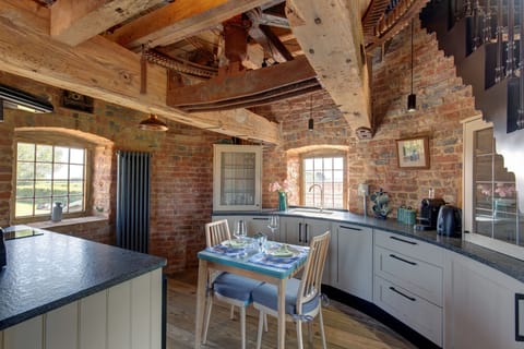 Second floor: A character filled kitchen/ diner