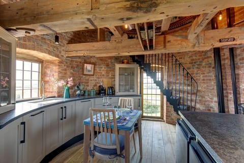 Second floor:  The breakfast kitchen