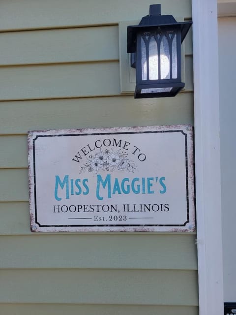 Miss Maggie's sign