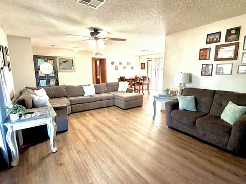 Large open living room