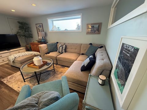 Comfortable seating for visiting, relaxing and watching TV.