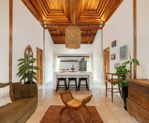 Executive Villa, Balcony, Garden View | Living area