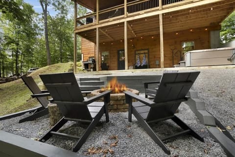 FIRE PIT TO TERRACE VIEW