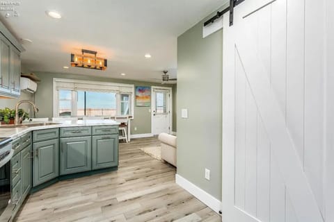 Kitchen and living room