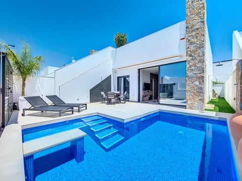 Book a luxury modern villa in San Javier for your holiday. Enjoy a private pool, stylish interiors & top amenities near the beach!