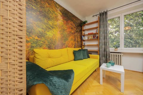 A comfortable sofa in the living room, ideal for relaxing after a busy day.