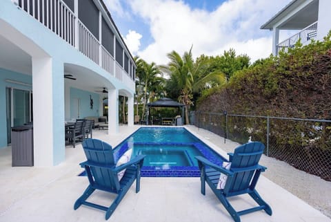 New inground pool & spa