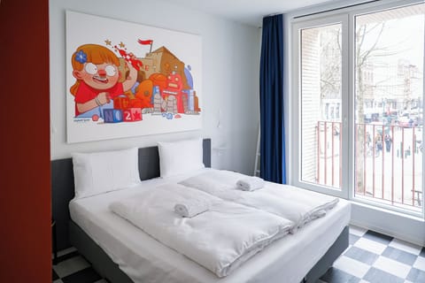 Double or Twin Room, Balcony, City View | Desk, laptop workspace, free WiFi