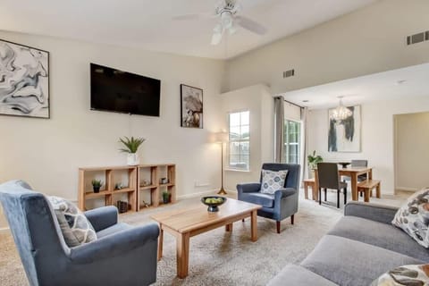 Bright and inviting living area with modern furnishings.