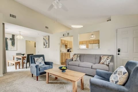 The open layout makes it easy for everyone to spend time together.