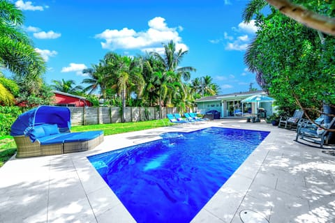 "The backyard is stunning, with a salt water pool (wow!)" -Daniel