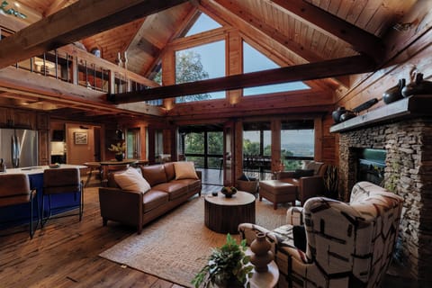 Nearly every window gives you a front-row seat to the lake & mountains